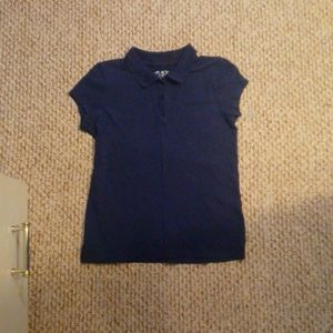 3 Navy blue collar shirt